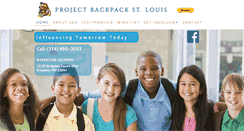 Desktop Screenshot of projectbackpackstlouis.org